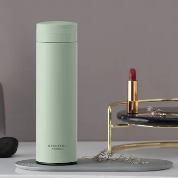 

304 Stainless Steel Insulation Cup for Women Unbreakable Thermos Flasks with Tea Strainer Termos Bardak Slim Thermos Cute HH50BW