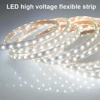 

LED String EU Plug 220 V LED Strip Home Decor Waterproof Party Super Bright Light Strip Night Lamp Bathroom Durable Flexible