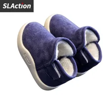 Inverno criança infantil botas de neve meninas meninos botas de pelúcia quente dos desenhos animados ao ar livre botas de bebê macio fundo antiderrapante crianças sapatos de algodão