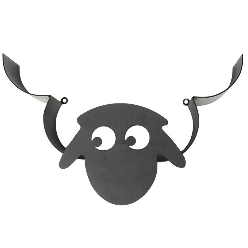 Decorative-Paper-Holder Roll-Holder Iron-Storage Toilet Wall-Mount Bathroom Black Sheep