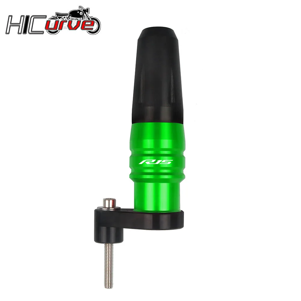 야마하 YZFR15 YZF-R15 YZF R15 2015-2019 오토바이 CNC 프레임 크래시 패드, 배기 슬라이더 크래시 보호대