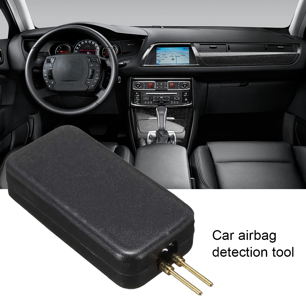 

Universal Car Airbag Inspection Tool SRS Quickly Detect Faults Troubleshoot Tool Car Vehicle Accessories Black New Hot Sales