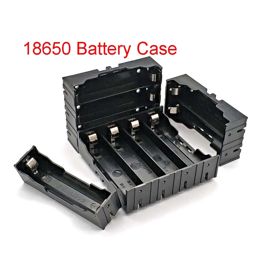 cambiar Esmerado La playa Caja de almacenamiento de plástico para baterías recargables, caja de  almacenamiento para baterías 3/4, 18650 V, color negro, DIY, 1/2/3,7| | -  AliExpress