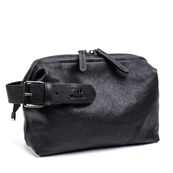 

Handbag Genuine Leather Men's Handbag Business Casual Wrist Bag Men Lambskin Handbag Large Capacity Soft Leather Men's Bag