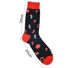 Носки рождественские носки повседневные носки для работы и бизнеса 3D Рождественский Санта и Олень Печать средние спортивные рождественские носки унисекс