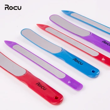 

Colorful 2pcs/set Nail File Set Dual Sided Stainless Steel Metal Polish Buffer Manicure Pedicure Tools Nail Styling Tools