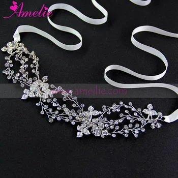 

Greek Style Crystal and Rhinestone Floral Hair Wreath Bridal Wholesale Hair Accessories