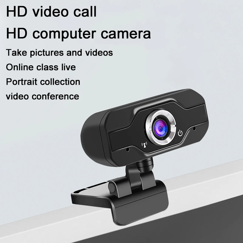 USB Computer Camera 1080P HD 2K Network Monitoring Web Class Live PC Webcast YouTube Skype for Laptop Desktop | Компьютеры и офис