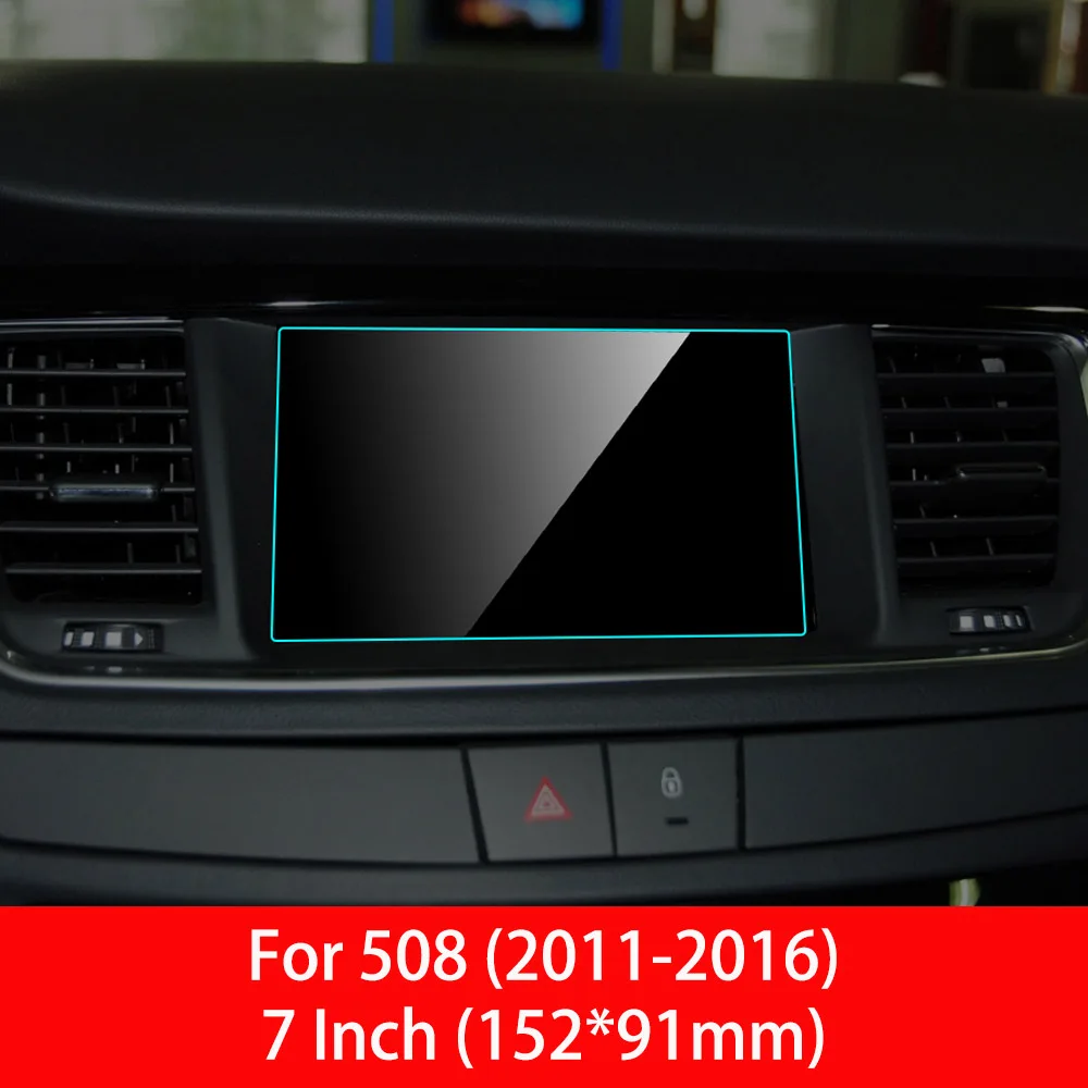Автомобильный gps навигационный экран протектор для peugeot 508 2011- авто Интерьер 9H защитная пленка из закаленного стекла автомобильные аксессуары - Название цвета: for 508 7inch
