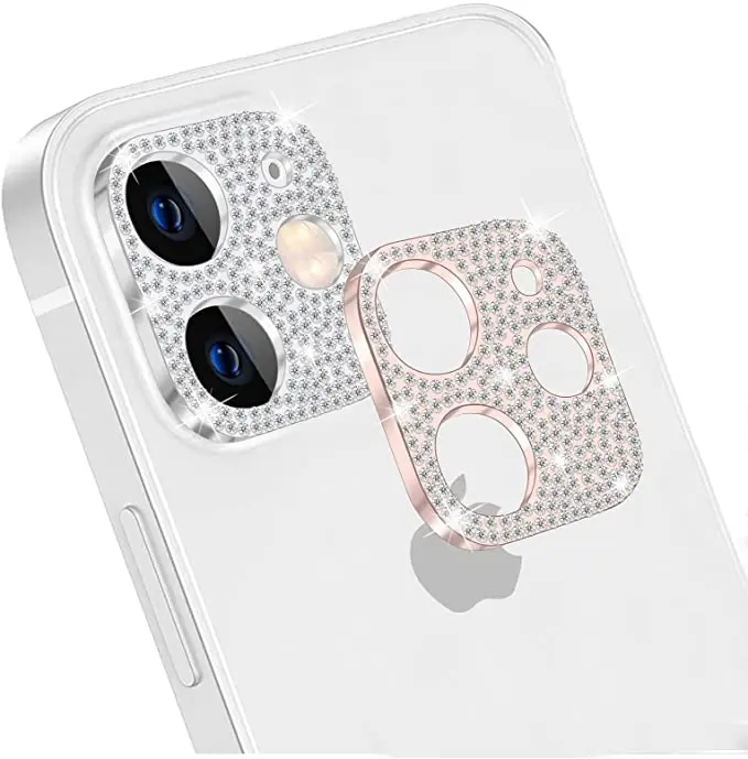 Модная блестящая Защитная крышка со стразами для камеры iPhone 13 Pro Max Mini | Мобильные