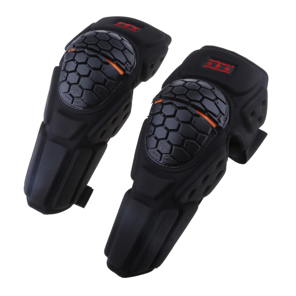 Summer Cool Black Motorcycle MTB Sports Knee Protector Guard Pads for Racing Riding Skating