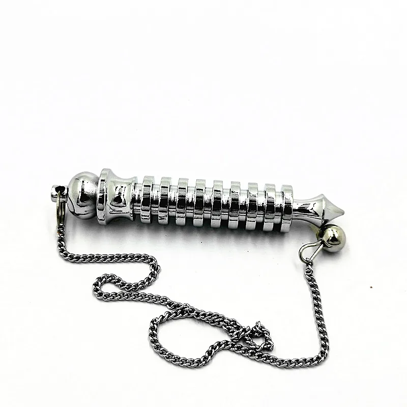 Metal Pendulum Pendulos Divination Pendulums for Dowsing Spiral Cone Antique Gold Silver Color Pyramid Pendule Reiki | Украшения и