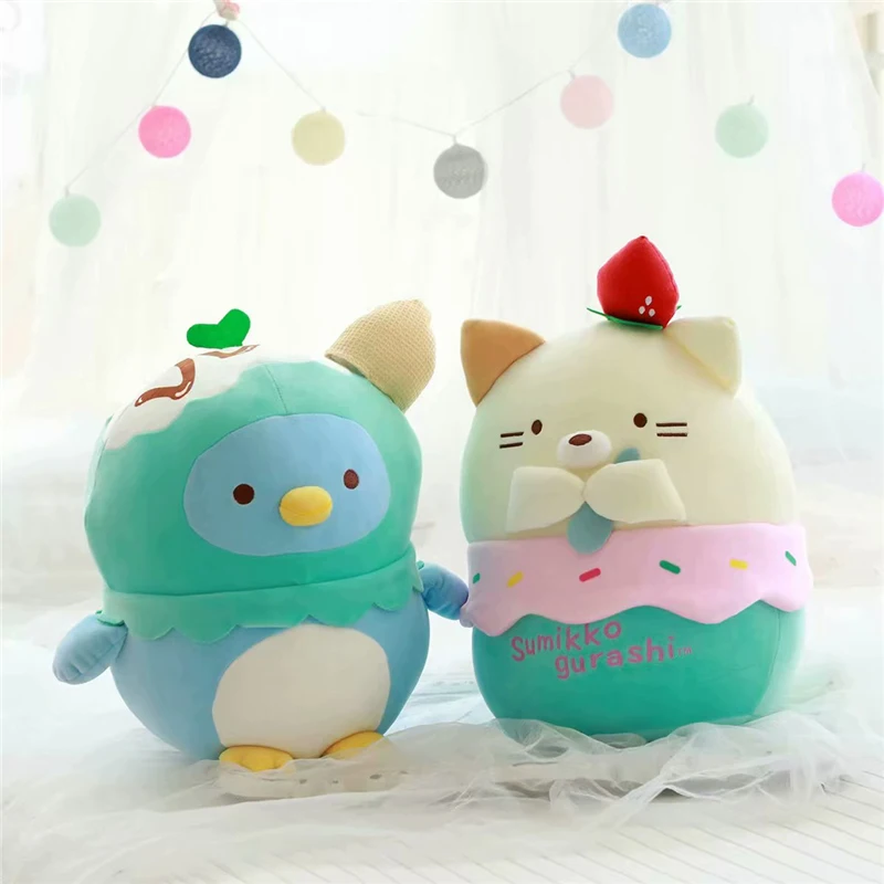 Sumikkogurashi Летняя серия мороженого, плюшевая кукла, милое животное, трансформирующаяся мягкая игрушка, подарок аниме для девушки