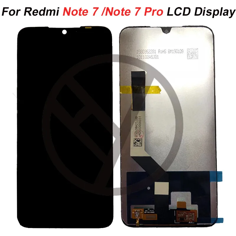 

100% test New for Xiaomi Redmi Note 7 LCD Note 7 Pro Display Touch Screen with frame Digitizer Assembly Redmi Note7 LCD Replace