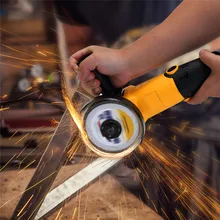 800 Вт электрическая угловая шлифовальная машина Регулируемая скорость металла режущий инструмент 220 В ЕС вилка вращение Регулируемая скорость против скольжения