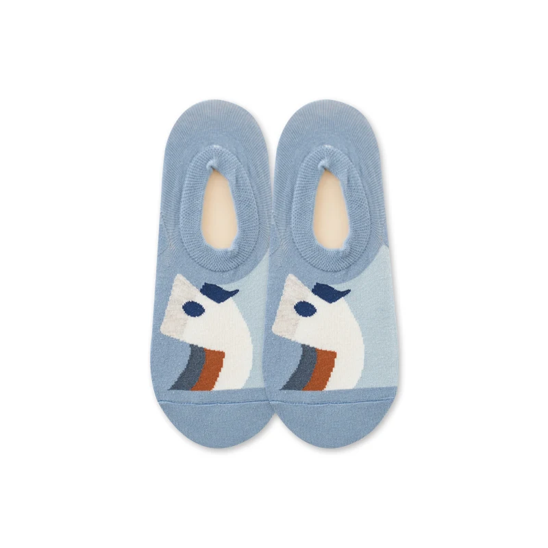 

Korean Series Cotton Animal Jacquard Low-Cut Short Socks Sweet College Style Hidden Socks Men And Women Cartoon Socks