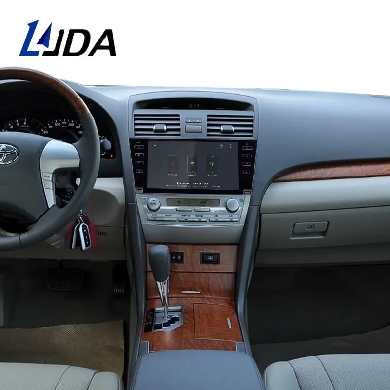 Автомагнитола LJDA с Android 10 0 2 Din для Toyota Camry 2007 2008 2009 мультимедийный плеер стерео