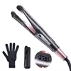Professional Hair Straightener Curling Iron 2 in 1 Tourmaline Ceramic Salon High Heat 450℉ Twisted Flat Iron For All Hair Types 5