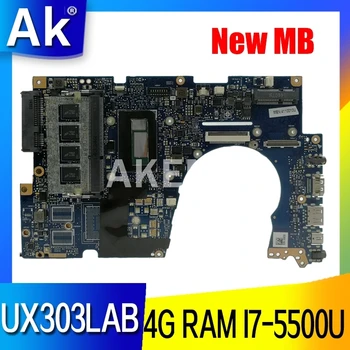 

Akemy UX303LAB Laptop motherboard for ASUS UX303LA UX303LB UX303LN UX303LA UX303L U303L mainboard 4G RAM I7-5500U SR23W