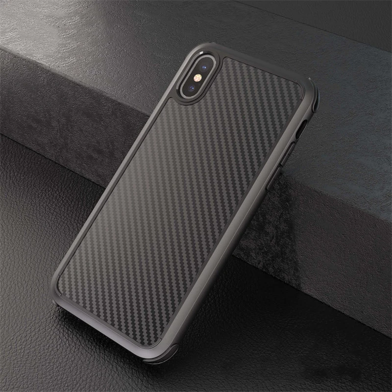 Для iPhone XR XS MAX Роскошный тонкий ударопрочный Прочный резиновый чехол накладка