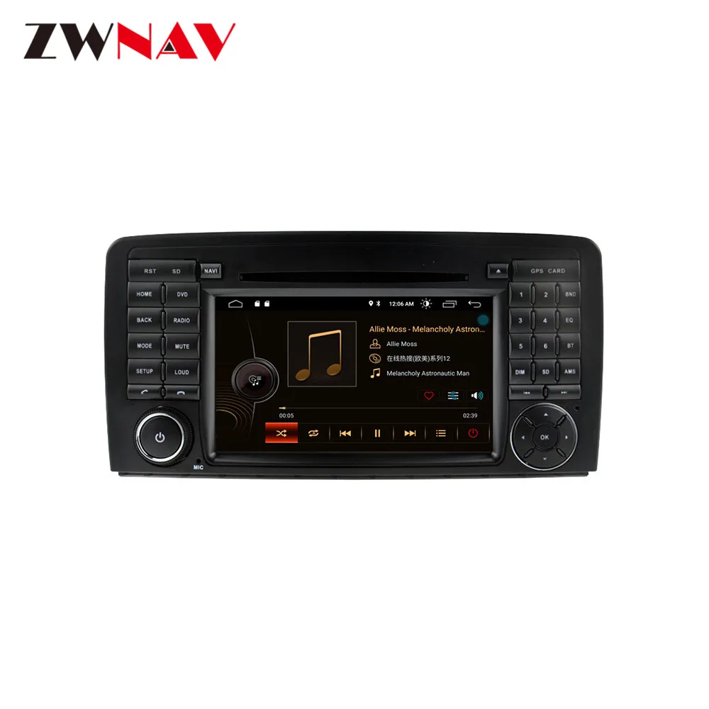 Discount Android 9 Car DVD Player GPS For Mercedes-Benz R-Class W251 2005-2017 Auto Stereo Radio Car Multimedia Player Head Unit Recorder 4