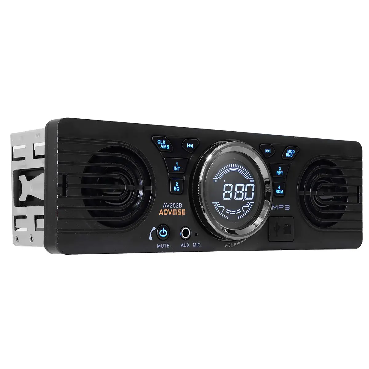 Автомобильный bluetooth MP3-плеер автомобильный ЖК-дисплей 12 в радио MP3-плеер Стерео Аудио USB TF AUX FM высокая точность водонепроницаемый двойной динамик