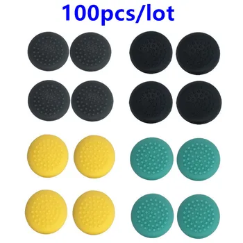 

100 pcs Silicone Analog Thumb Stick Grip Caps for Nintend Switch Lite Nintendo Switch Mini Controller Sticks Skin Joystick Cover