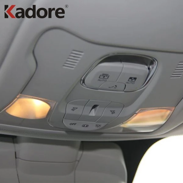 Матовые автомобильные лампы для чтения Jeep Renegade 2014 2015 2016 2017 2018 2019 АБС светильники с