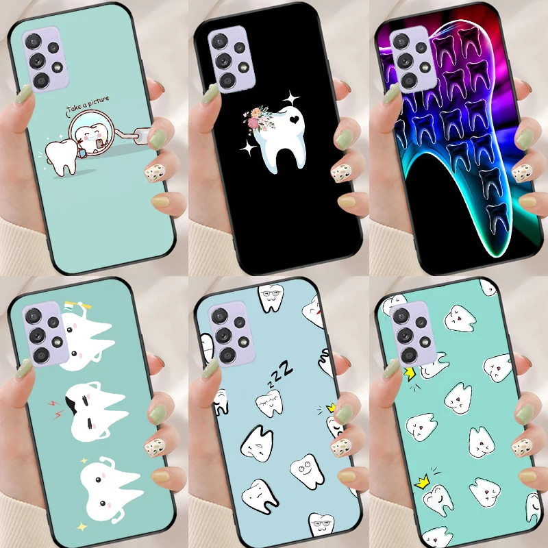 Anatomia Dentale Corona Corona Corona Per Samsung Galaxy A12 A32 A42 A52 A72 A50 A70 A51 A71 A21S A03S A20E Coque Fundas