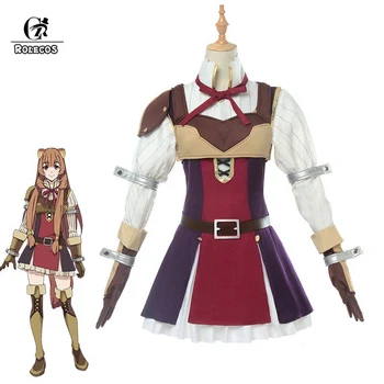 

ROLECOS The Rising of the Shield Hero Raphtalia Cosplay Costume Anime Costume Tate no Yuusha no Nariagari Women Dress Party