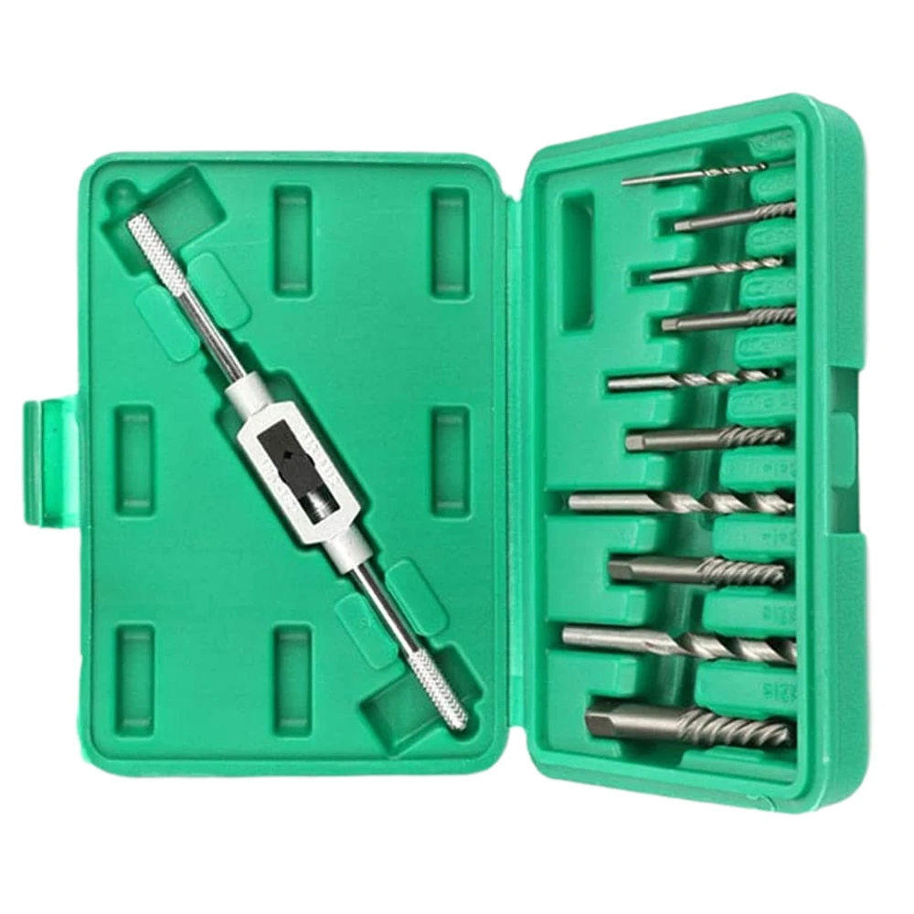 

11pcs 3MM-10MM Damaged Screw Extractor Tool Kit Stripped Screw Remover Set Remove Broken Bolt Fastener with Plier Wrench Tools