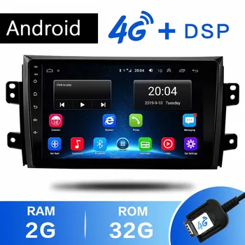 

2 DIN car radio Mirror Link Android for Suzuki SX4 2006-2012 frame MP5 Bluetooth USB TF FM Camera Multimedia Player 2din