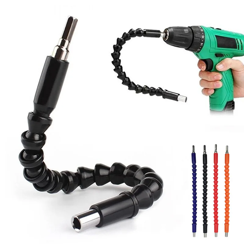 

295mm Universal Flexible Shaft Charging Drill Connecting Rod Electric Drill Electric Screwdriver Bit Extension Rod Snake Bit