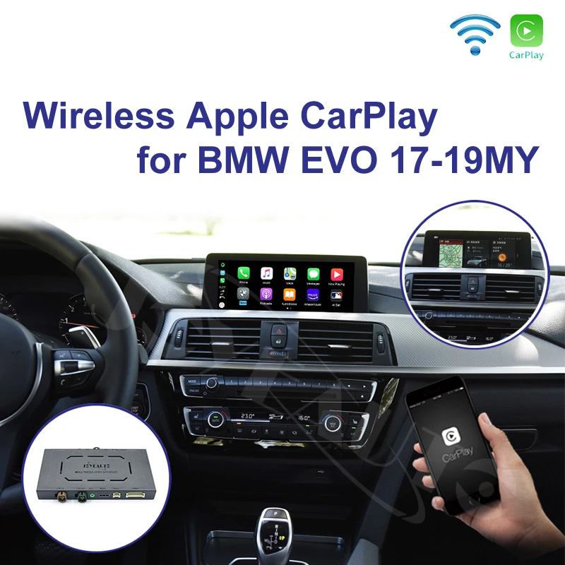 Joyeauto WIFI беспроводной Apple Carplay для BMW EVO 1 2 3 4 5 6 7 серии F06 F12 F20 Android Зеркало