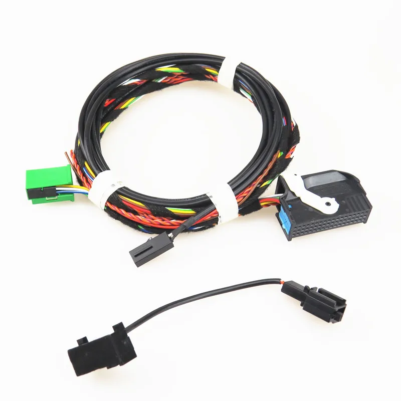 

AZQFZ Bluetooth Module Harness Cable Plug+Microphone For VW Passat B6 B7 Golf MK5 MK6 Transporter T5 Eos NMS Tiguan 1K8035730D