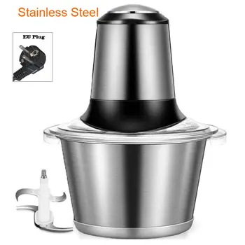 

Stainless Steel Meat Grinder Chopper Electric Automatic Mincing Machine High-quality Household Grinder Food Processor