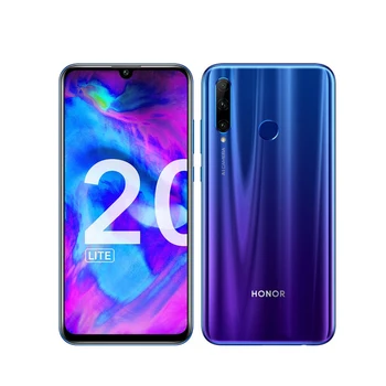 

Global version Honor 20 lite mobile Phone 6.21" FHD 4GB RAM 128GB ROM Kirin 710 Octa Core 32MP AI front camera CellPhone