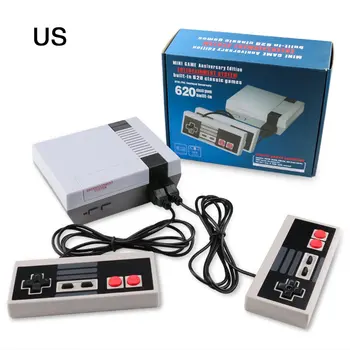 

Retro Family NES Video Mini Console Game Console Home Tv Game Machine Card with 620 Games Classic Hd 821 620 with 1 ONLENY