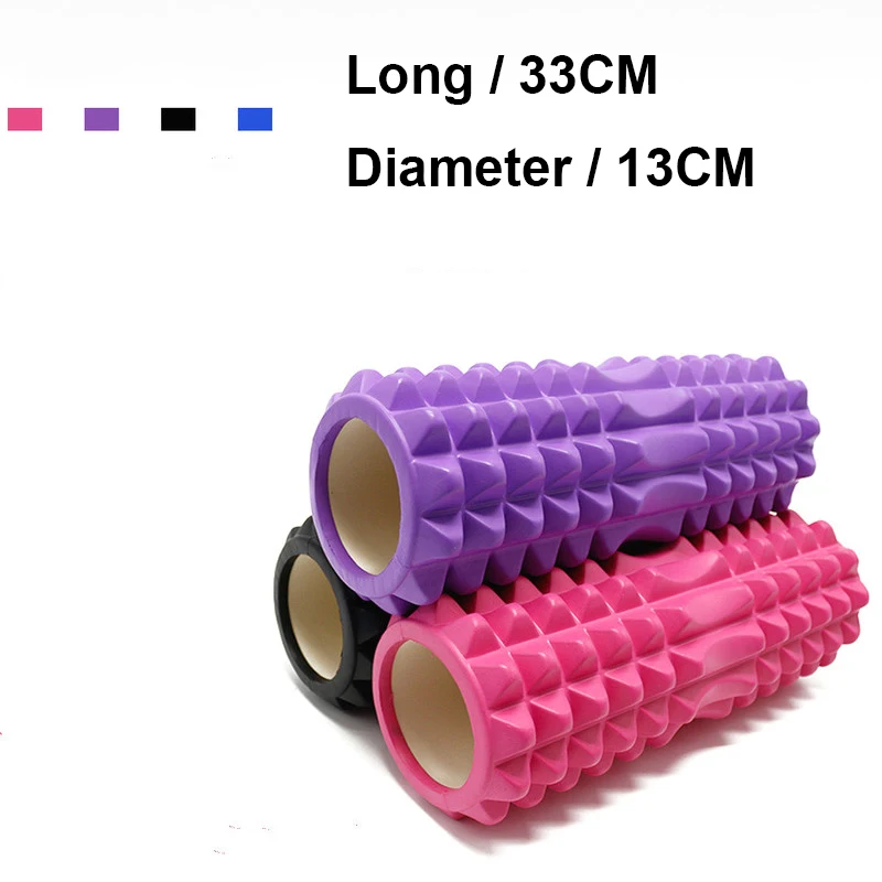 

EVA Yoga Column Fitness Equipment Pilates Foam Roller Block Gym Massage Crescent Hollow Trigger Point Therapy Physical Exercise