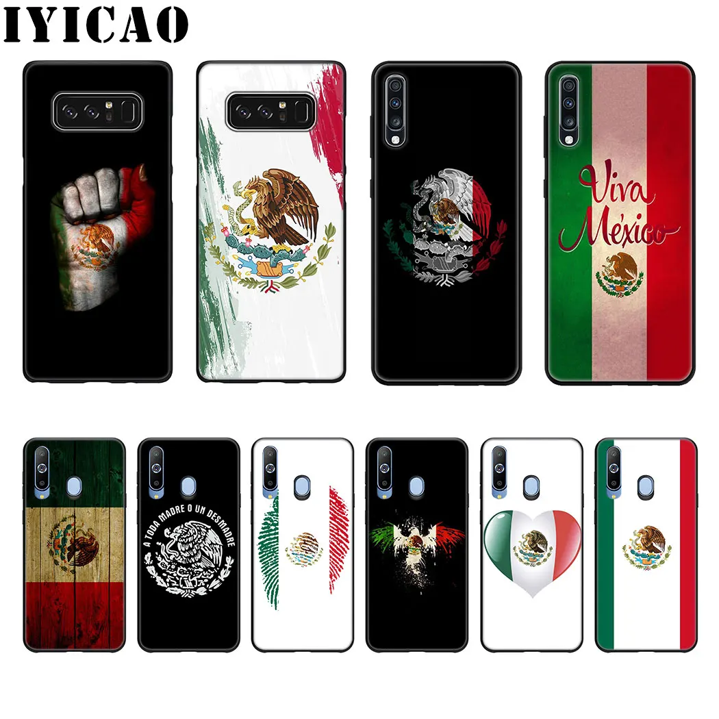 Роскошный мягкий силиконовый чехол с флагом Мексики IYICAO для Samsung A70 A60 A50 A40 A30 A20 A10