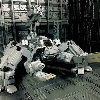 

Modiker 910Pcs STEM MOC Dark Grey Fighting Scorpion Mecha Model Small Particle Building Blocks Educational Toy Set