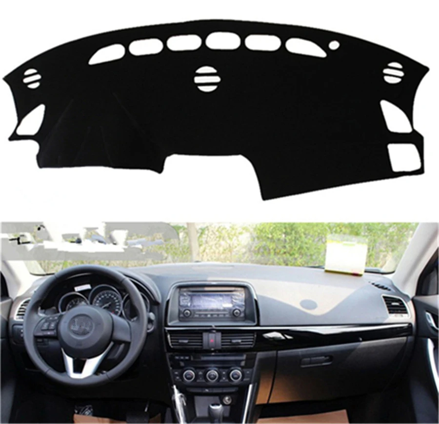 

SJ Non-Slip Car Inner Auto Dashboard Cover Dashmat Pad Carpet Sun Shade Dash Board Cover Fit For Mazda CX5 CX-5 2013 14 2015 16