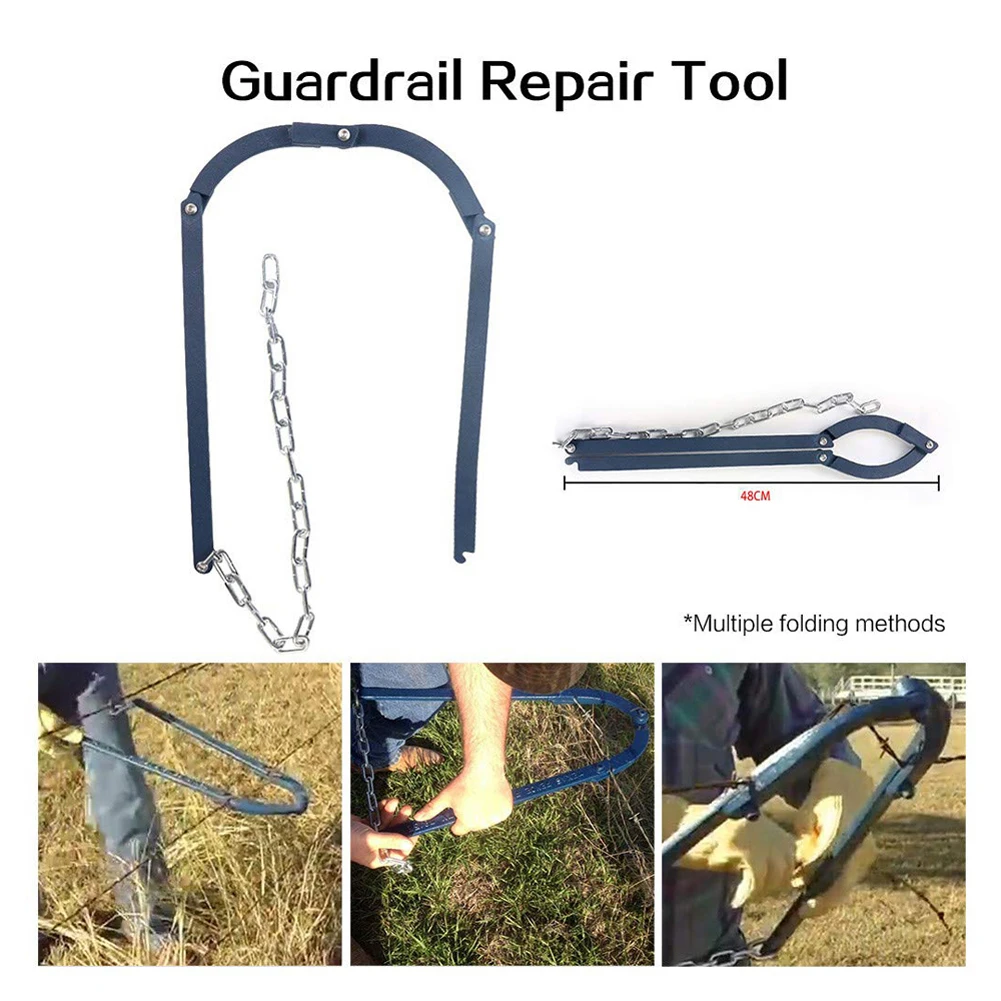 

Home Wire Fence Repair Tool Fence Holder Manual Patch Garden Chain Repair Tool Multi Folding Methods Big Clip For Garden Using