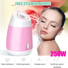 250 Вт Пароварка для лица бытовой спа-инструмент для красоты термальный nanos спрей для отбеливания воды Пароварка для лица