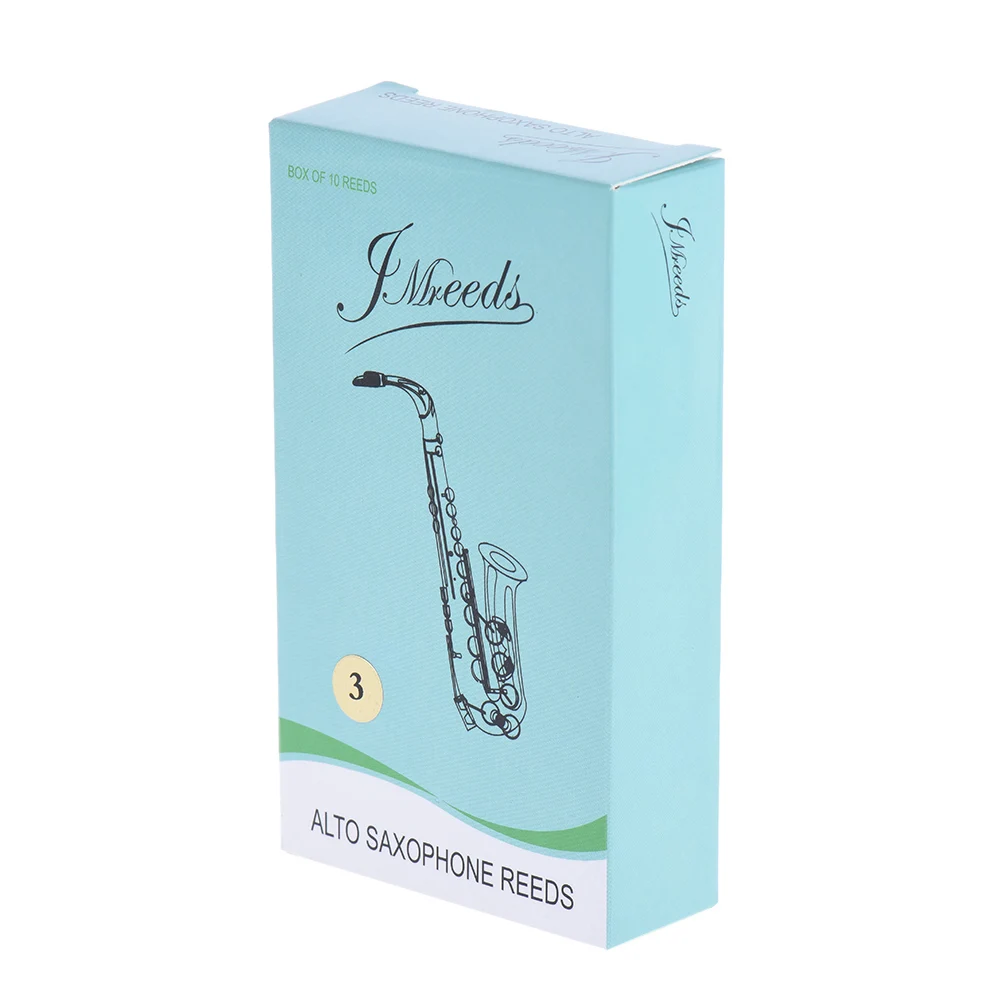 

10pcs/ Box Eb Alto Saxophone Sax Bamboo Reeds Strength 2.0