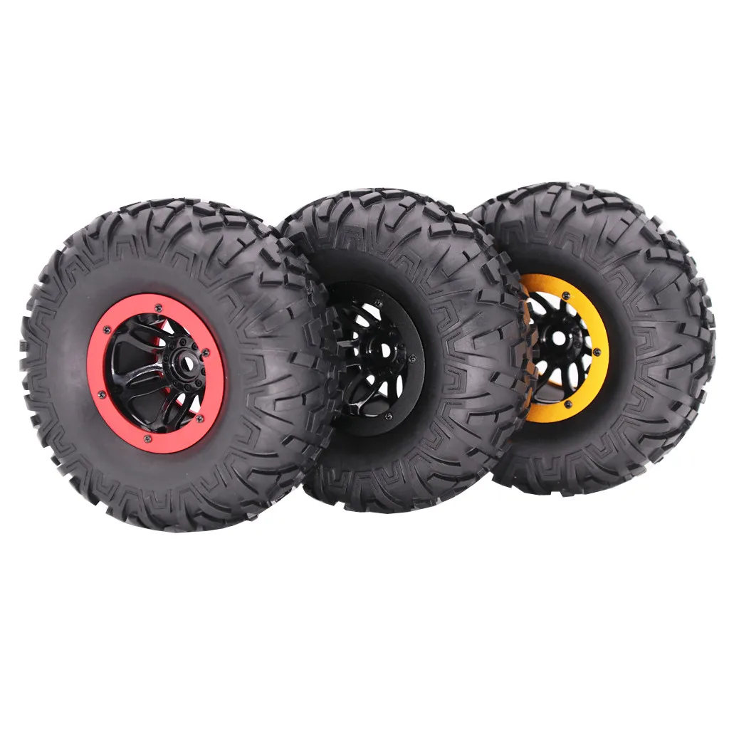 4 шт. надувные колеса из сплава Beadlock 2,2 дюйма для 1/10 TRX-4 90046 RC автомобилей