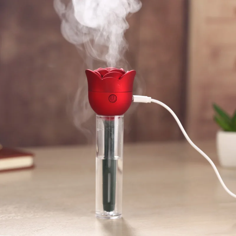 

Rose Flower USB Humidifier Air Purifier Aroma Diffuser Atomizer Office Home
