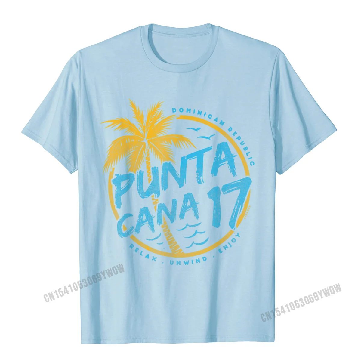 Classic Tshirts New Coming Crewneck Slim Fit 100% Cotton Men Tees Camisa Short Sleeve Tees Top Quality Punta Cana 2017 Dominican Republic Vacation T-shirt Gifts__1001 light