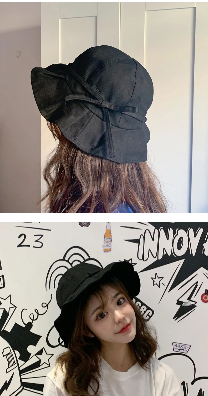 Fisherman's Hat Female Xia Han Edition Baitao Japanese Students Travel Sunscreen Leisure Fashion Cute Fashion Hat Female