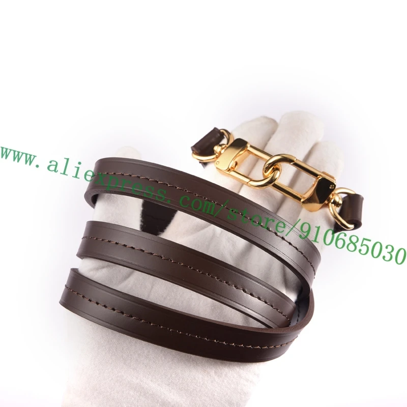 Top Quality Vegetable Tanned Calf Leather Shoulder Strap For Designer Lady Handbag Croiisette Bag Parts Replacement
